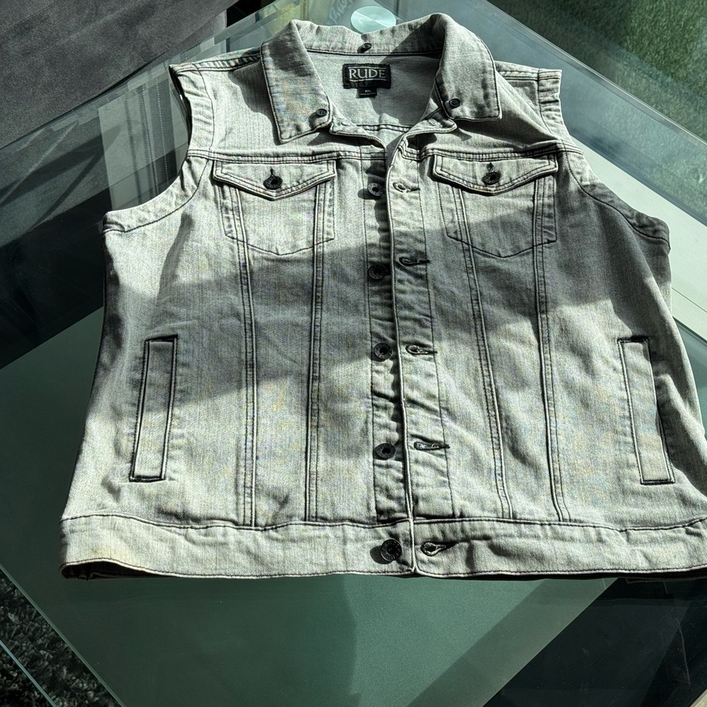 Dark Gray Men’s Vest! RUDE Brand!
